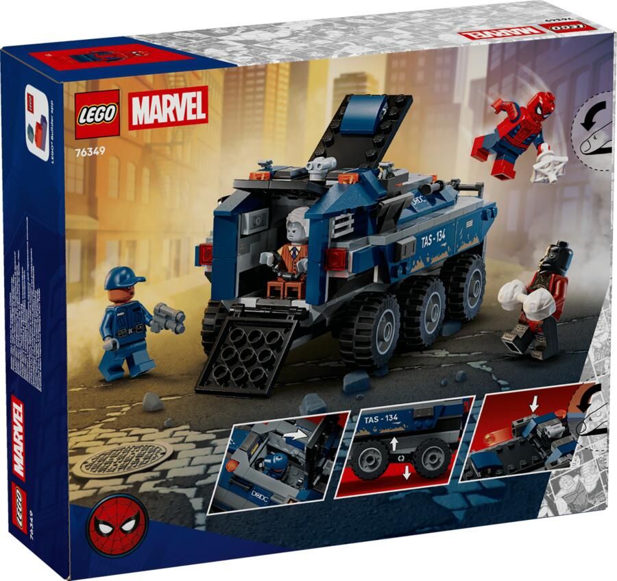 LEGO Super Heroes Spider-Man achtervolging van gevangenistransport 76349 - Foto 2