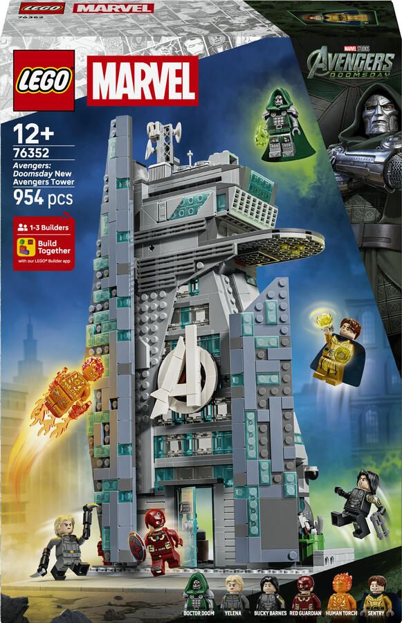Lego Marvel Avengers: Doomsday nieuwe Avengers toren 76352 - Foto 2