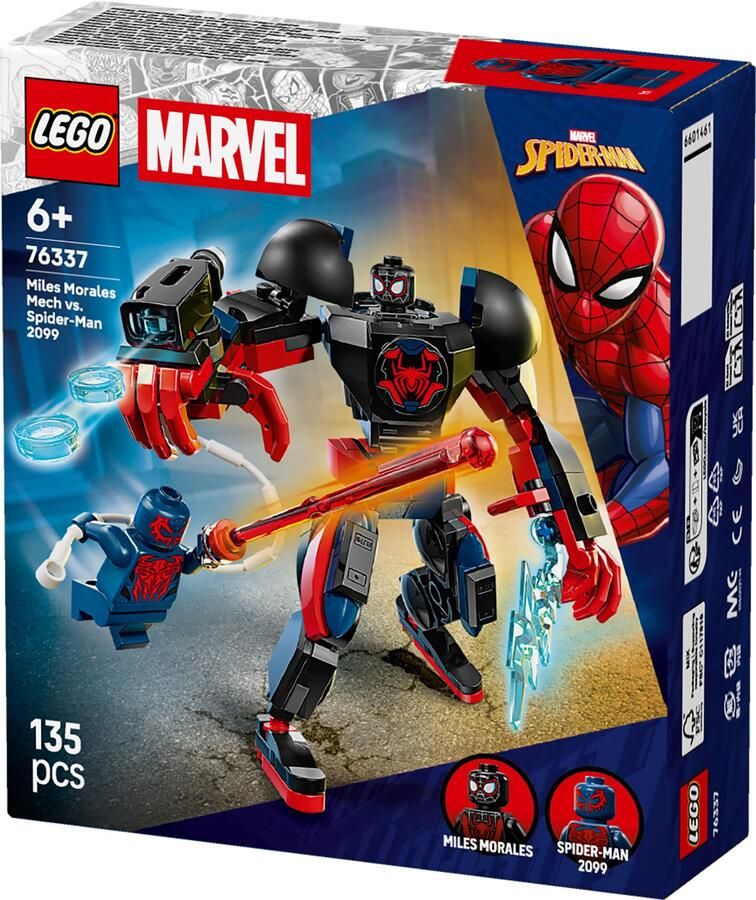 LEGO Marvel Spider-Man Miles Morales Mecha vs. Spider-Man 2099 Bouwpakket 76337