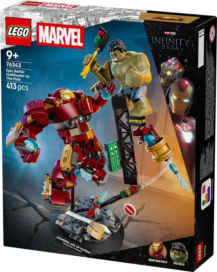 LEGO Marvel Super Heroes 76343 Duel der Reuzen: Hulkbuster versus Hulk