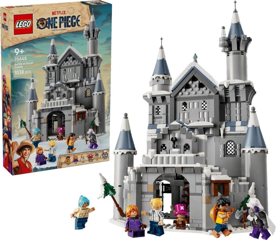 LEGO One Piece Slag bij Kasteel Drum Piraten Speelgoed 75645