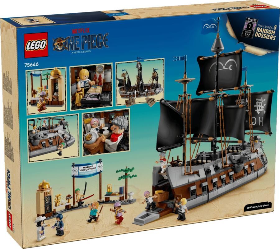 LEGO One Piece Het Slagschip van Garp Piraten Speelgoed 75646