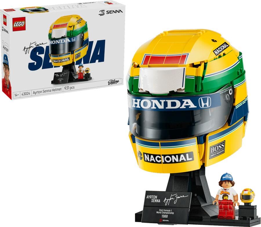 LEGO Editions Formula 1 Helm van Ayrton Senna F1 Auto Helm Bouwpakket 43024