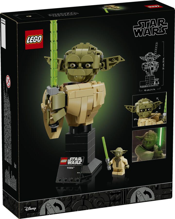LEGO Star Wars Yoda Buste Bouwpakket voor Volwassenen 75438 - Foto 2