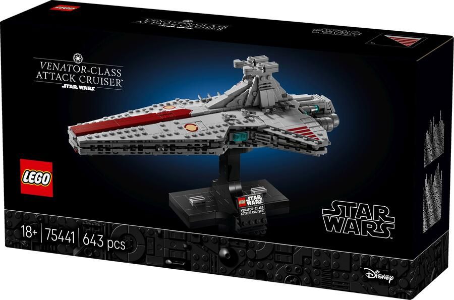 LEGO Star Wars Venator-Class Attack Cruiser Bouwpakket voor Volwassenen 75441
