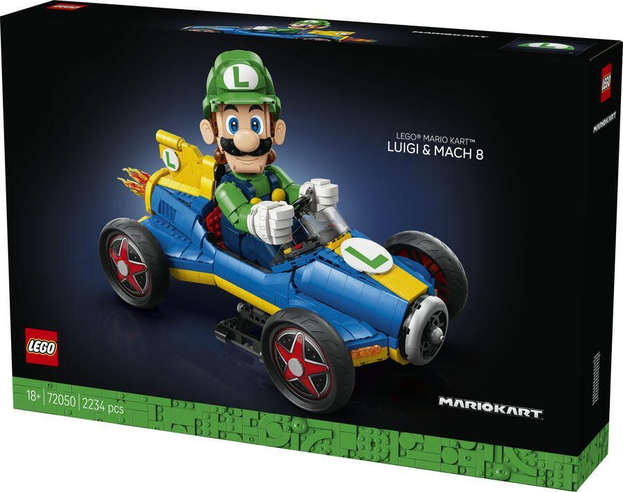 LEGO Super Mario 72050 Mario Kart: Luigi & Turboflitzer