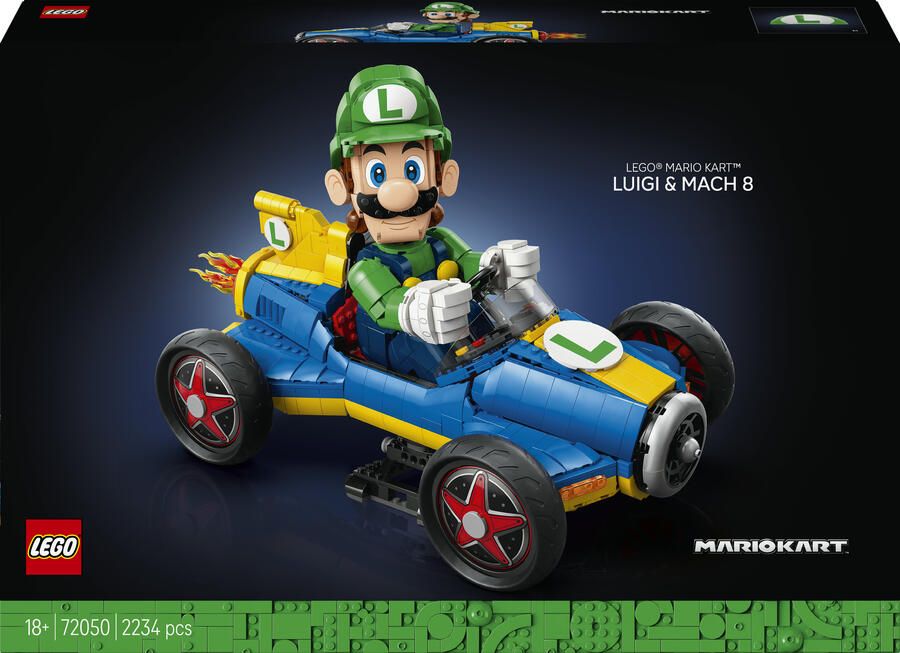 LEGO Super Mario Kart 72050 Luigi & Turboflitzer