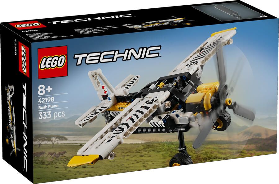 LEGO Technic Junglevliegtuig cadeauset voor kinderen 42198