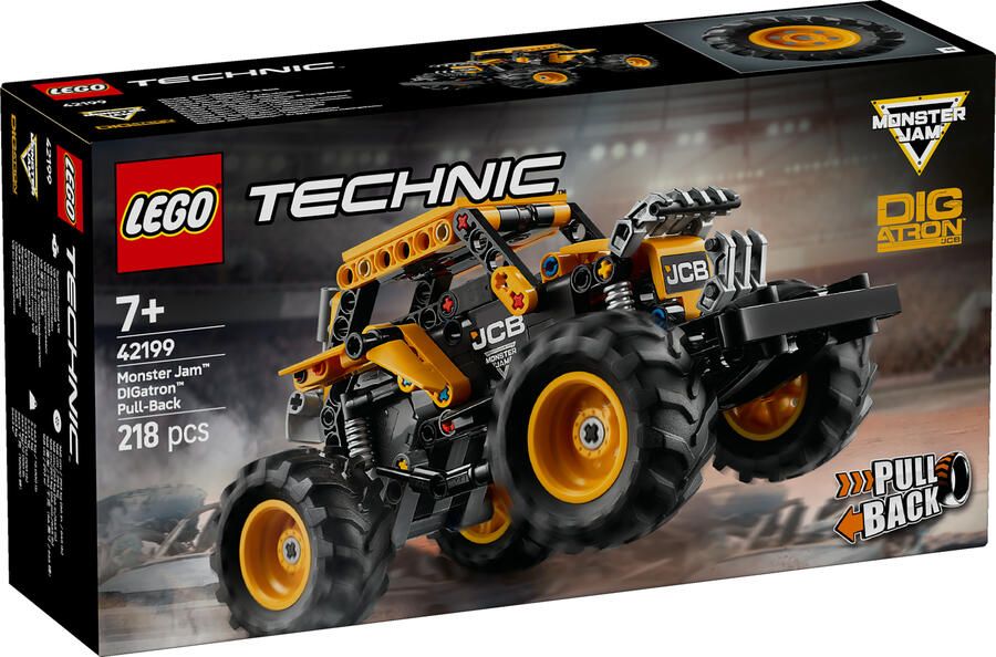 LEGO Technic Monster Jam™ DIGatron™ pull-back speelgoedtruck 42199
