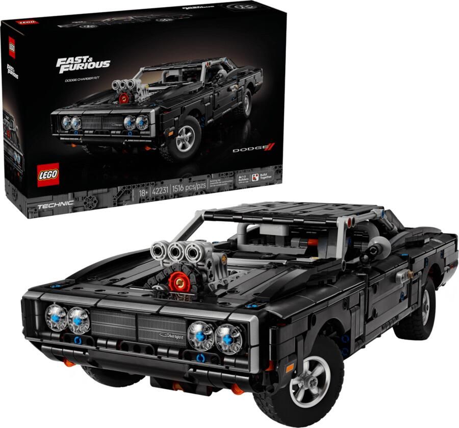 Lego Technic Fast and Furious Dodge Charger R T auto 42231 - Foto 2