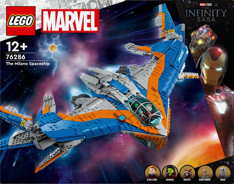 LEGO Super Heroes Marvel Guardians of the Galaxy: de Milano Ruimteschip Speelgoed voor Kinderen 76286