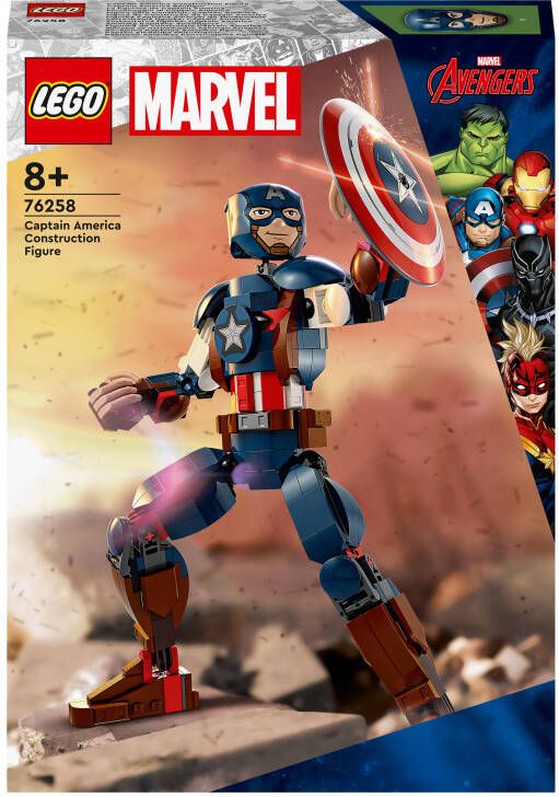 LEGO Marvel Super Heroes 76258 ï¿Marvel Captain America bouwfiguur
