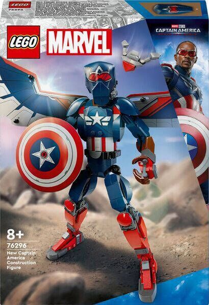 LEGO Super Heroes Marvel Nieuwe Captain America bouwfiguur 76296