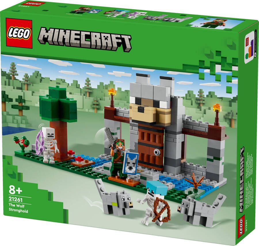 LEGO Minecraft De wolvenburcht speelset met fort 21261