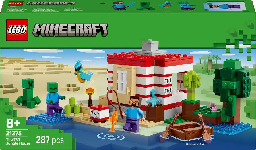LEGO Minecraft Het TNT Junglehuis Videogameset 21275