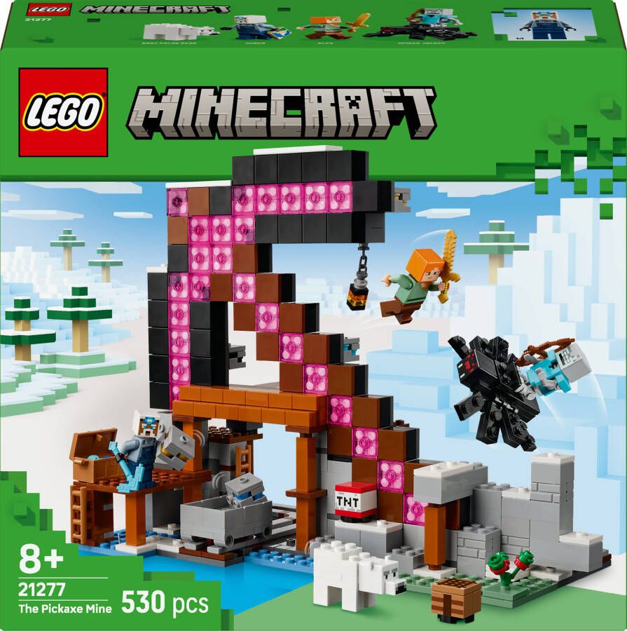 LEGO Minecraft De Pikhouweelmijn Gamingspeelgoed 21277