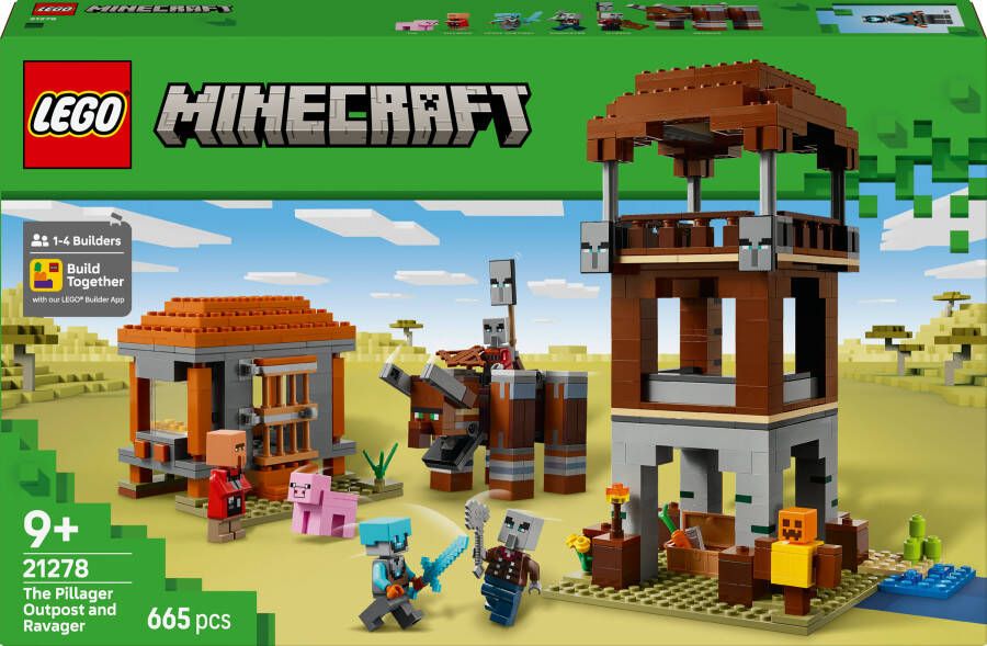 LEGO Minecraft De Plunderaar Buitenpost en Verwoester 21278