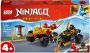 LEGO NINJAGO 71789 Zet de achtervolging in met Kai&apos;s speedster en Ras&apos; motor - Thumbnail 2