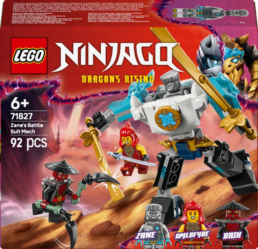 LEGO Ninjago Zane's strijdmecha speelgoedset 71827