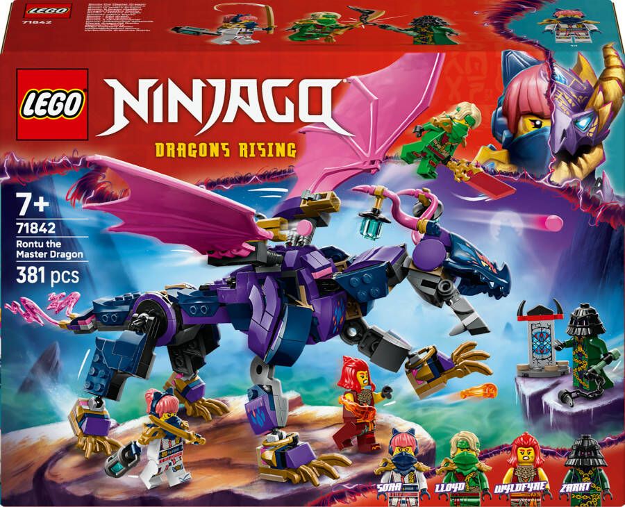 LEGO Ninjago Rontu de Meesterdraak Speelgoedset 71842