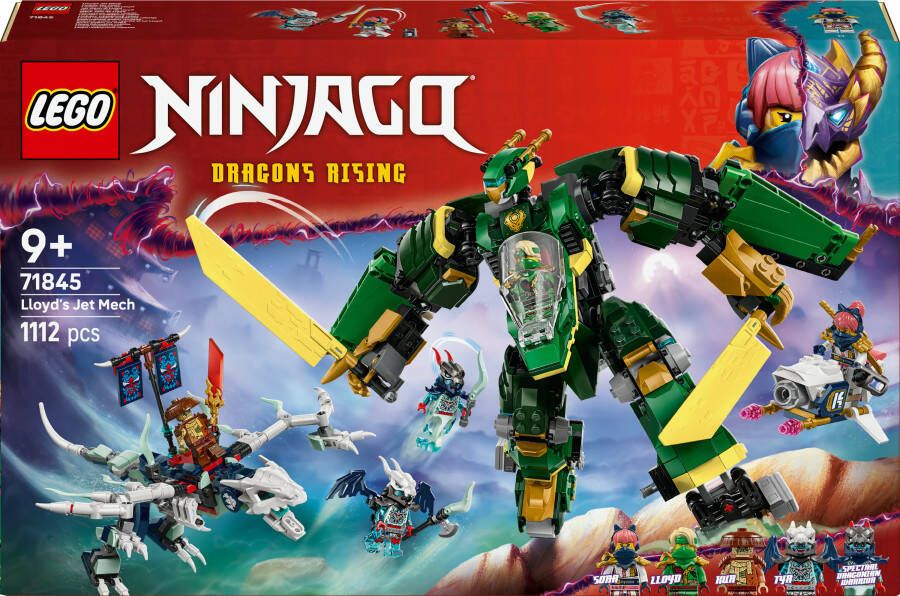LEGO Ninjago Lloyds Vliegtuigmecha Ninjabouwset 71845