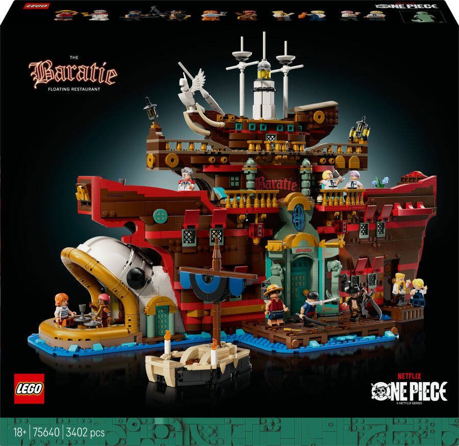 LEGO One Piece Het drijvende restaurant Baratie 75640