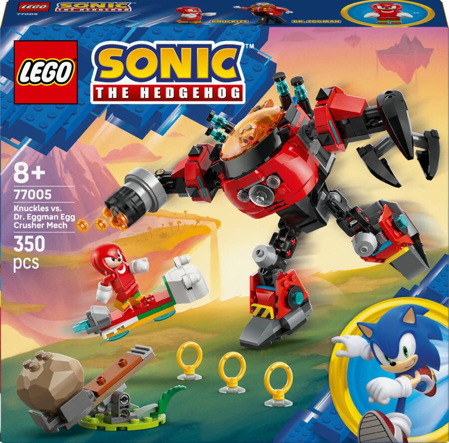 Lego Sonic the Hedgehog Knuckles vs. Dr. Eggman Egg Crusher mecha 77005 - Foto 2