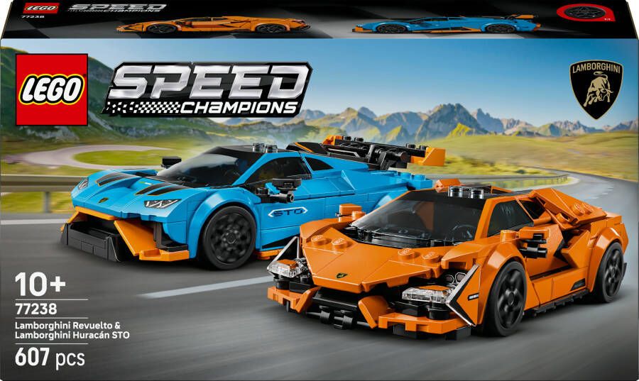 Lego Speed Champions Lamborghini Revuelto en Huracán STO 77238 - Foto 2