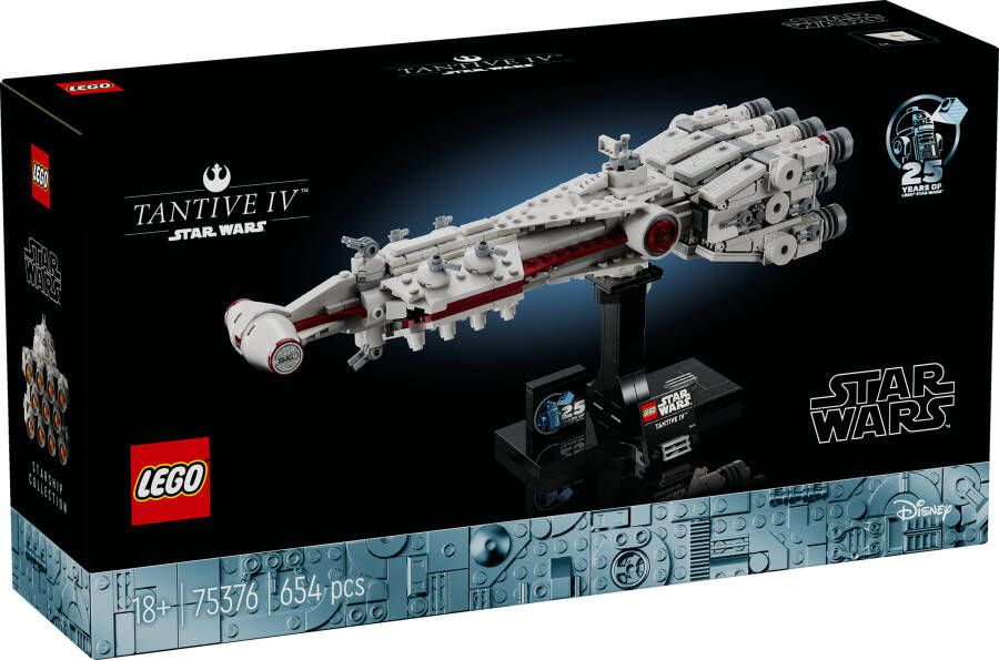 LEGO Star Wars Tantive IV Ruimteschip Model Bouwpakket voor Volwassenen 75376