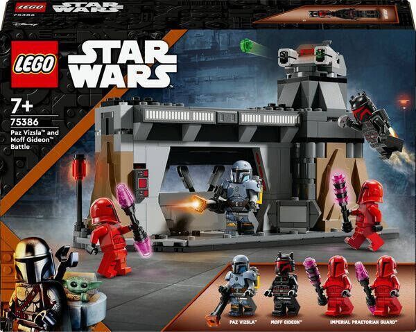 LEGO Star Wars The Mandalorian Paz Vizsla en Moff Gideon duel Bouwpakket voor Kinderen 75386