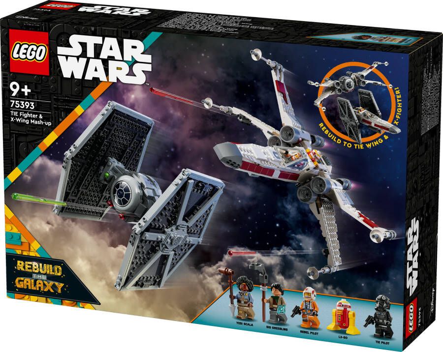 LEGO Star Wars 75393 TIE Fighter en X-wing combi