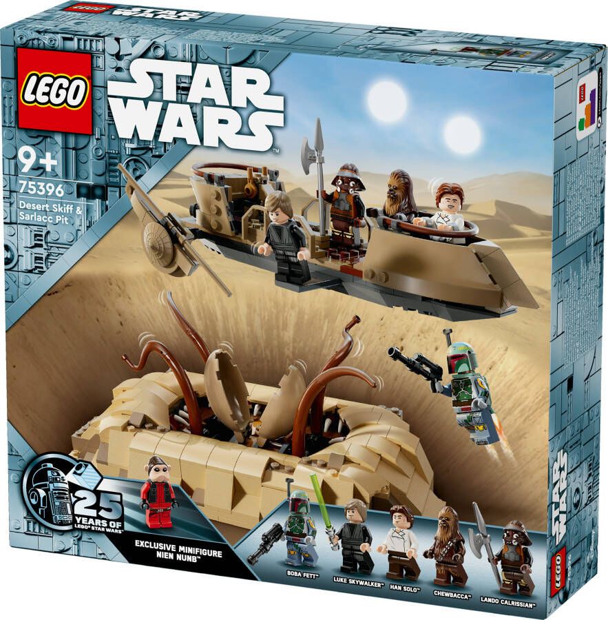 LEGO Star Wars 75396 Desert Skiff en Sarlacc-kuil