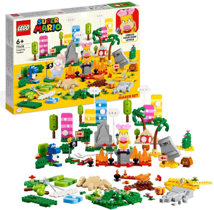 LEGO Super Mario 71418 makersset creatieve gereedschapskist