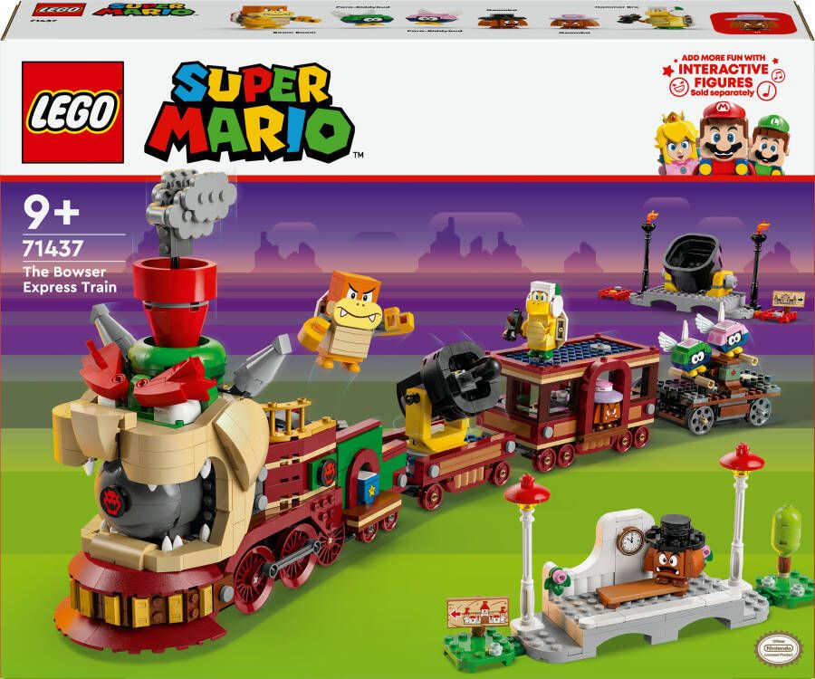 LEGO Super Mario De Bowser Exprestrein Trein Speelgoed voor Kinderen 71437