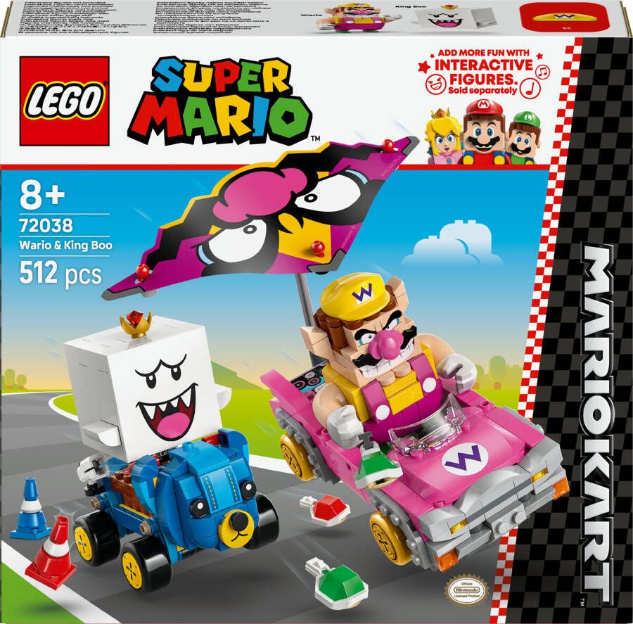 LEGO Super Mario Kart™ – Wario en King Boo 72038