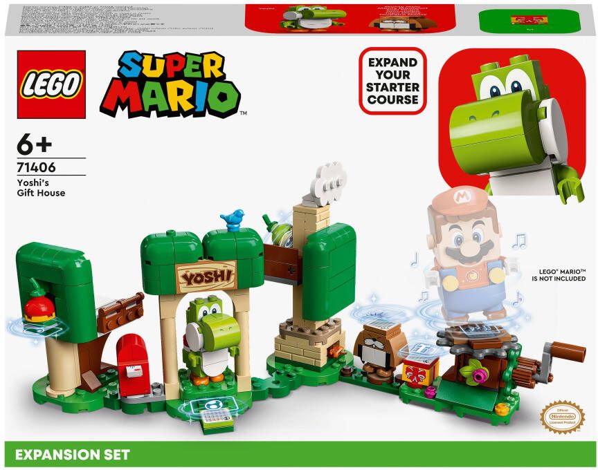 LEGO Super Mario 71406 uitbreidingsset: Yoshiâs cadeauhuisje