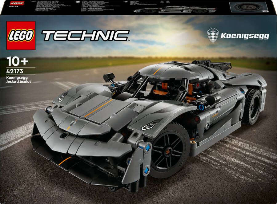 LEGO Technic Koenigsegg Jesko Absolut grijze hypercar Auto Bouwpakket voor Kinderen 42173