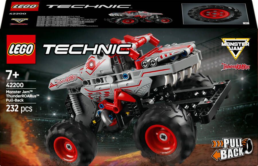 LEGO Technic Monster Jam™ ThunderROARus™ pull-back speelgoedtruck 42200