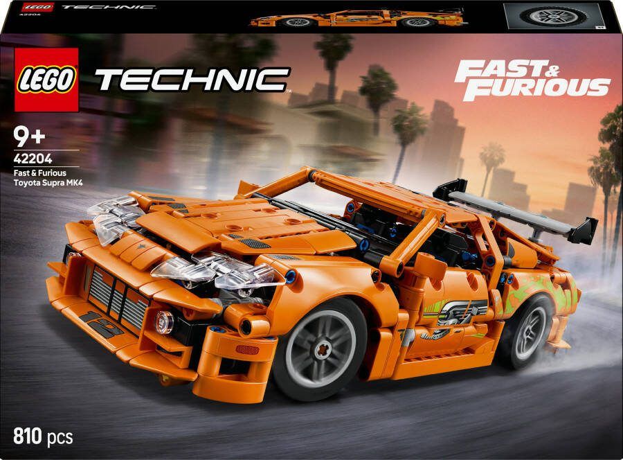 LEGO Technic Fast and Furious Toyota Supra MK4 set 42204