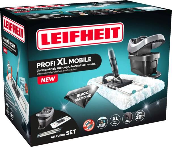 Leifheit Leifheti Profi vloerwisser xl 42 cm zwart