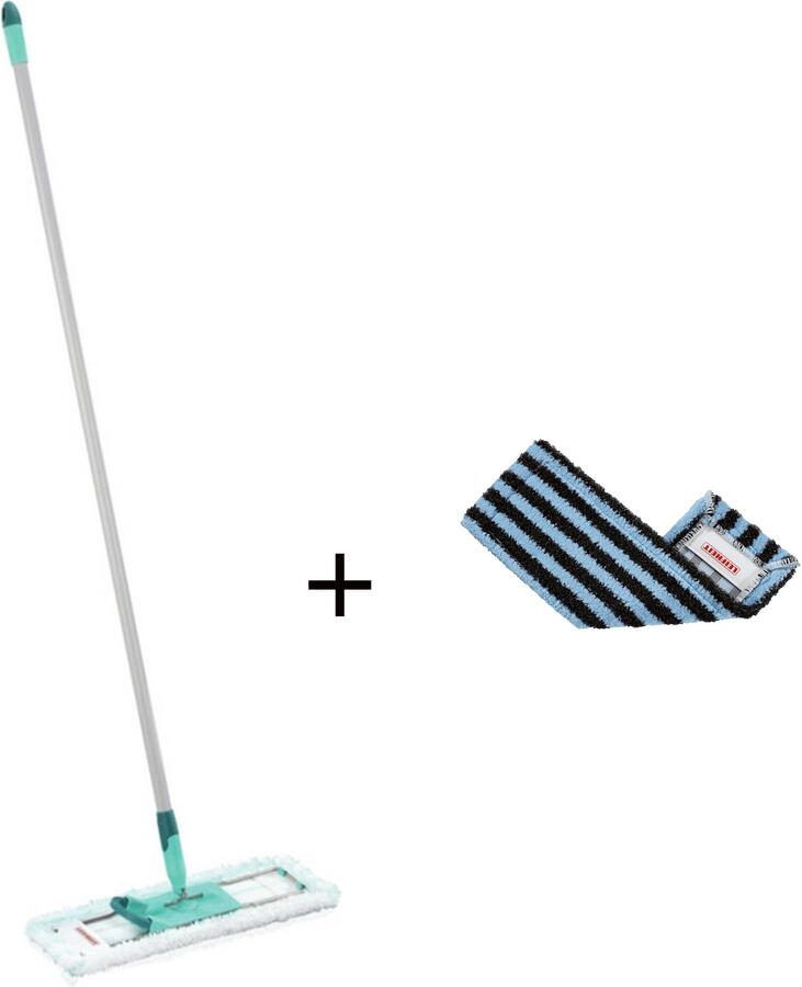 Leifheit vloerwisser hausrein (overtrek micro duo) + Hausrein overtrek profi outdoor