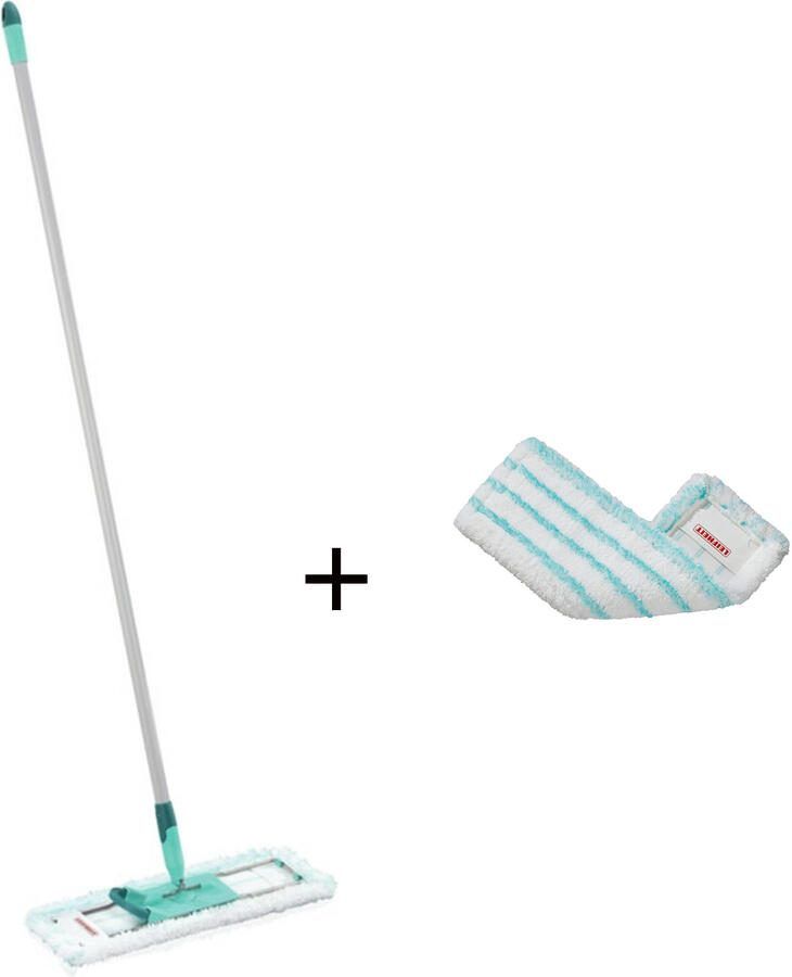 Leifheit vloerwisser hausrein (overtrek micro duo) + Hausrein vloerwisserovertrek micro duo