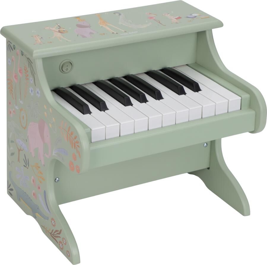 Little Dutch houten piano groen safari friends