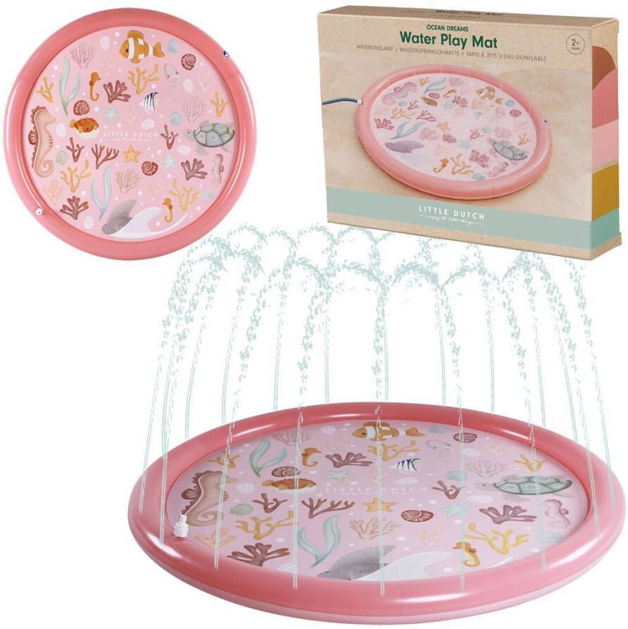 Little Dutch ocean dreams sprinklermat roze 150cm
