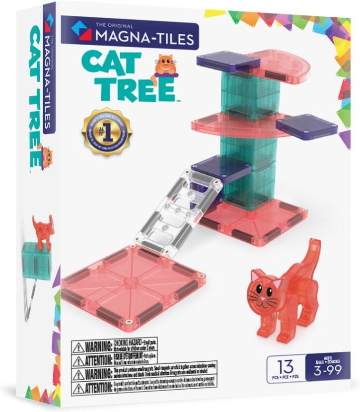 MagnaTiles cat tree 13 delig