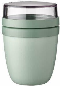 Mepal Lunchpot mini – 300 ml + 120 ml – Yoghurt en Muesli beker to go – Ellipse – Nordic sage - Foto 2