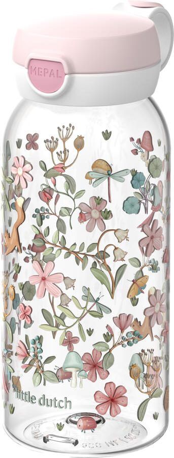 Mepal campus drinkfles met flipdop 600 ml Little Dutch fairy wonders