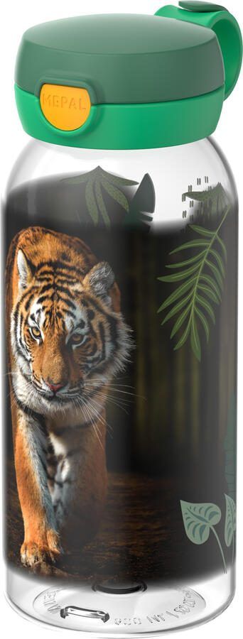 Mepal campus drinkfles met flipdop 600 ml wild tiger