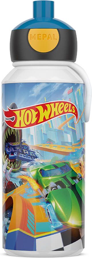 Mepal campus drinkfles pop-up 400 ml Hot Wheels