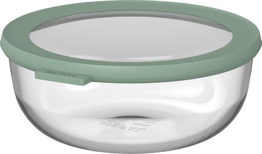 Mepal cirqula glazen vershouddoos 1250 ml nordic sage